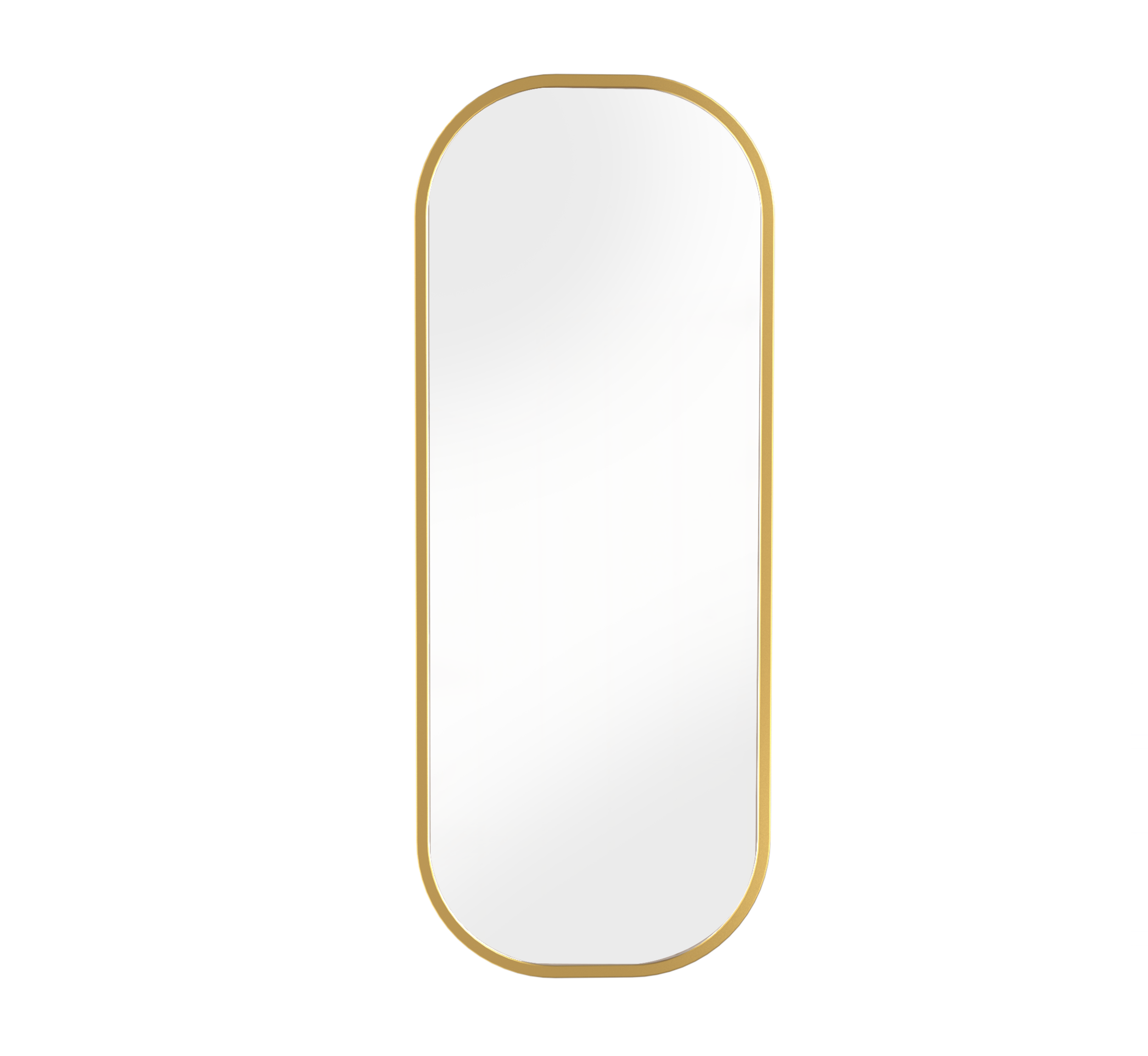 Gharaana Mirrors Capsule Metal Wall Mirror