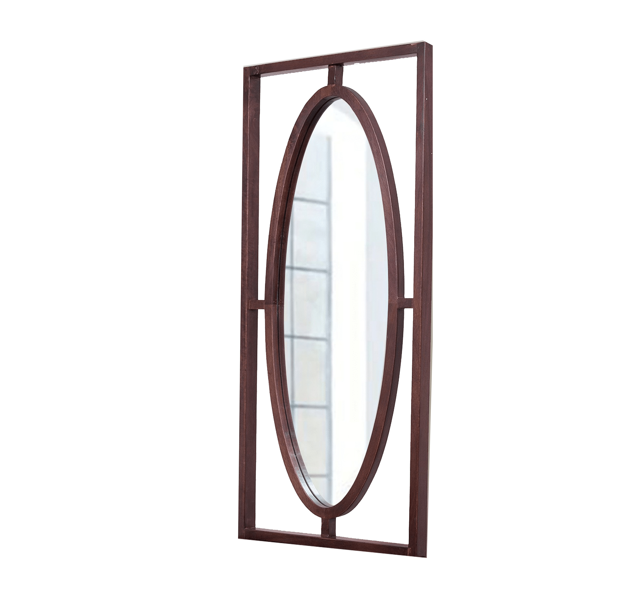 Gharaana Mirrors Ethan Wooden Wall Mirror
