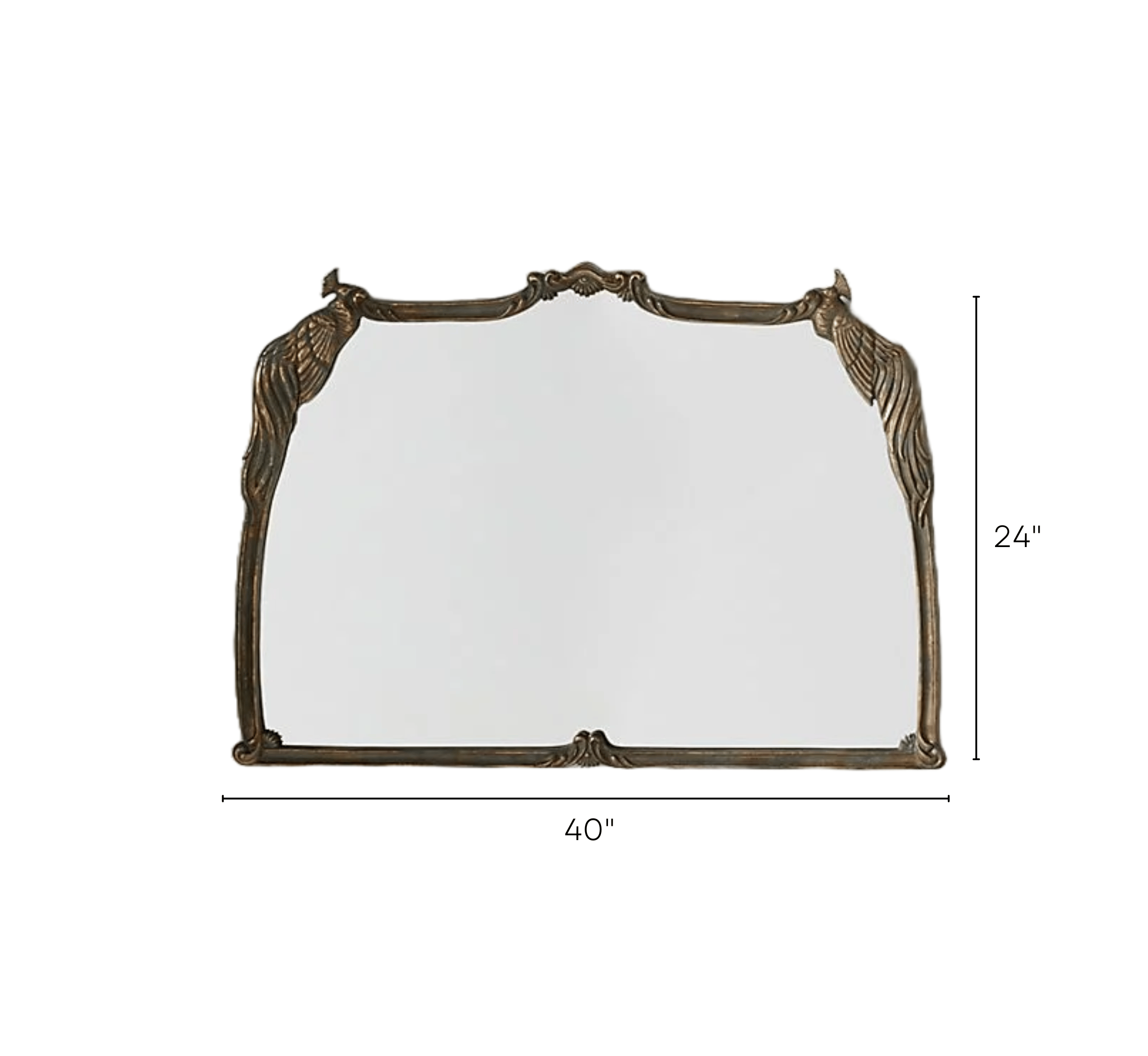 Gharaana Mirrors Imbibe Hand-casted Wall Mirror