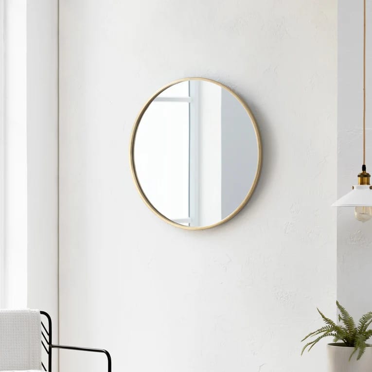 Gharaana Mirrors Kirk 24" Metal Wall Mirror