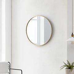 Gharaana Mirrors Kirk 24" Metal Wall Mirror