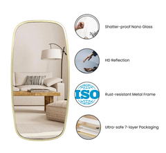 Gharaana Mirrors Ohana Full-length Mirror