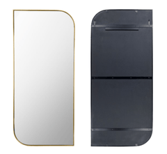 Gharaana Mirrors Panache Metal 6FT Floor Mirror