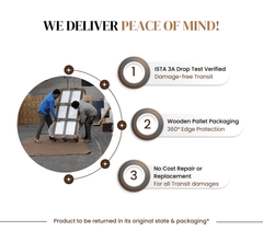 Gharaana Mirrors Pedro 40" Wooden Wall Mirror