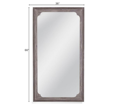 Gharaana Mirrors Pravesh Wooden Full-Length Mirror