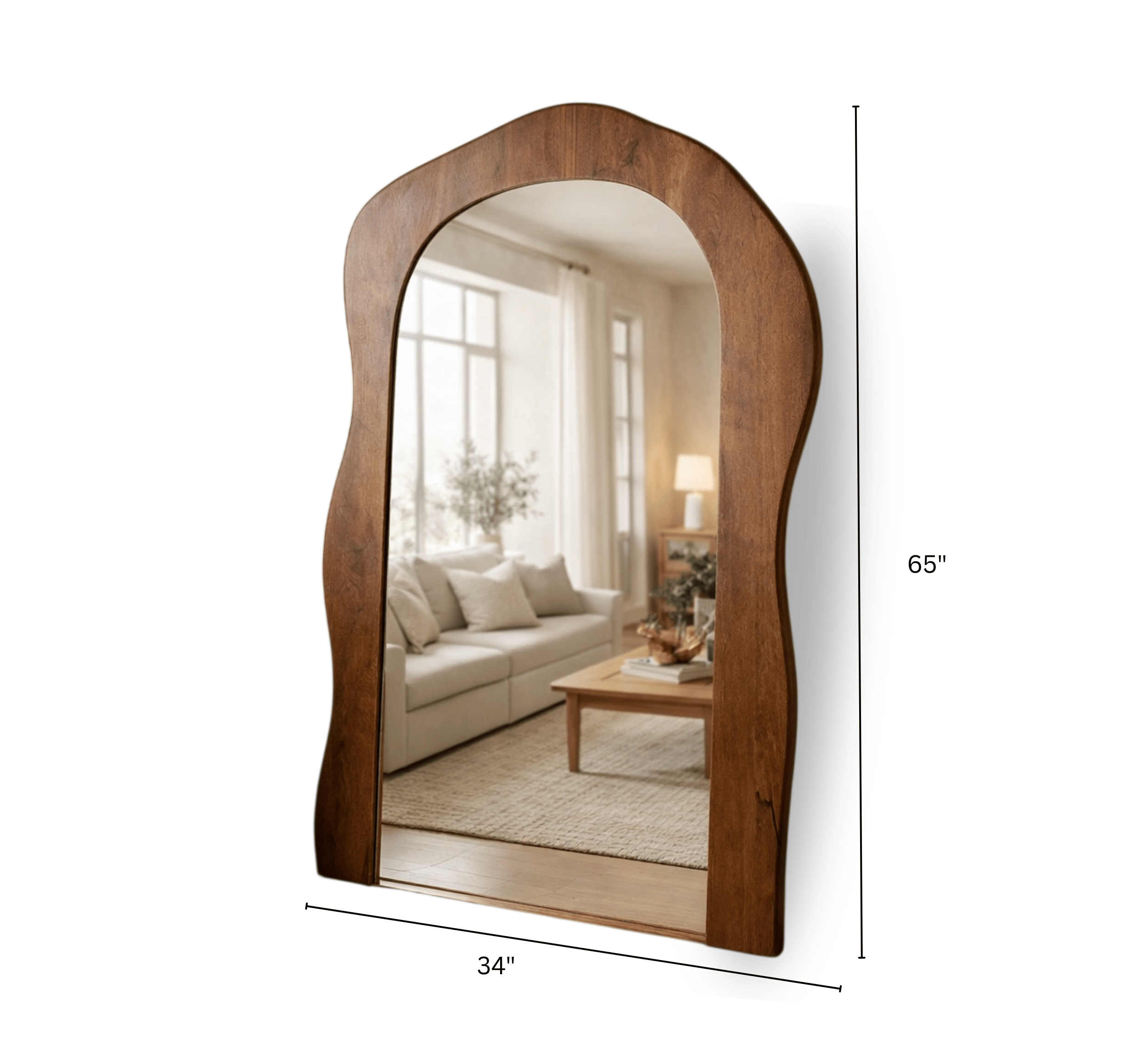Gharaana Mirrors Zuri 65" Floor Mirror