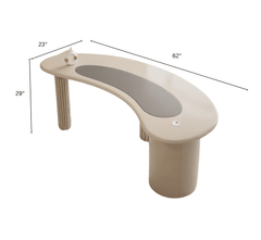 Gharaana Office Desk Alia Wooden Office Desk