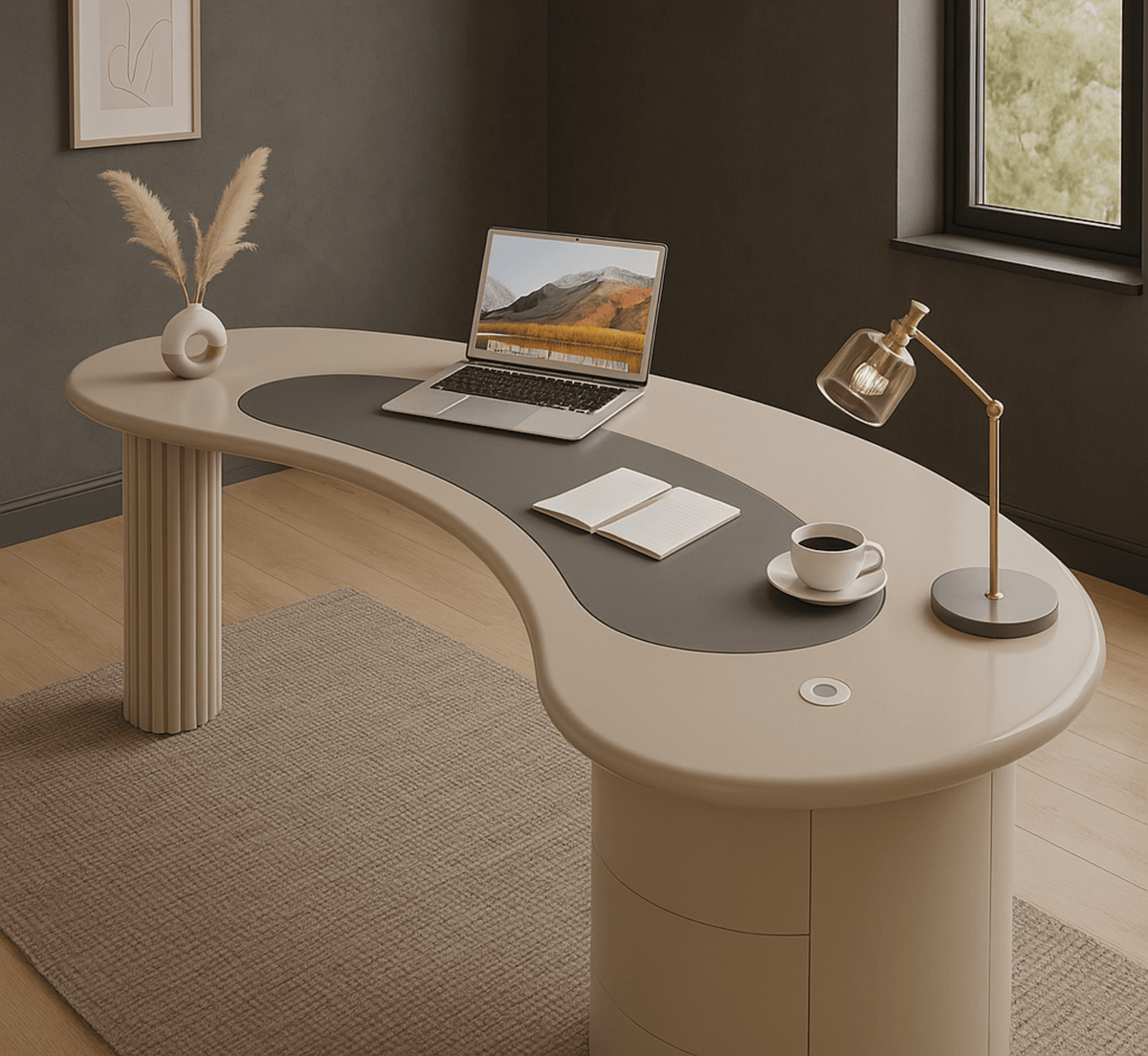 Gharaana Office Desk Alia Wooden Office Desk