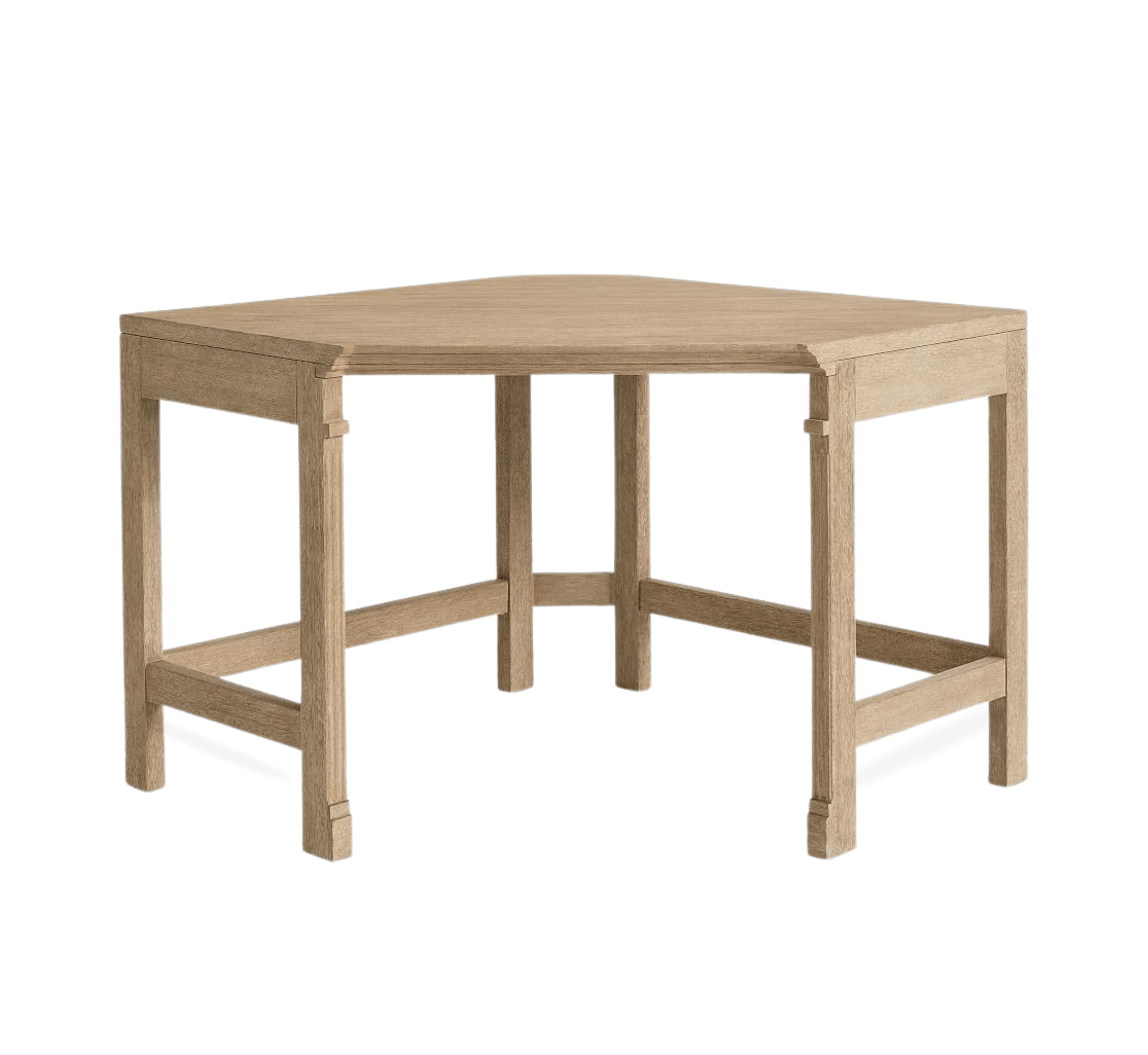 Gharaana Office Desk Arc Wooden Workstation Desk