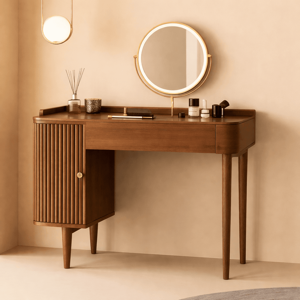 Daisy Wooden Desk - Office Desk - Gharaana