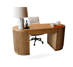 Gharaana Office Desk Knot Wooden Office Desk