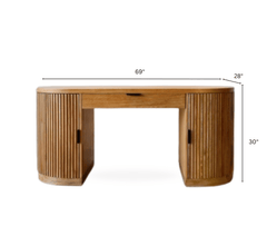 Gharaana Office Desk Knot Wooden Office Desk
