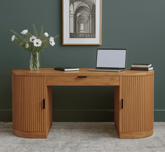 Gharaana Office Desk Knot Wooden Office Desk