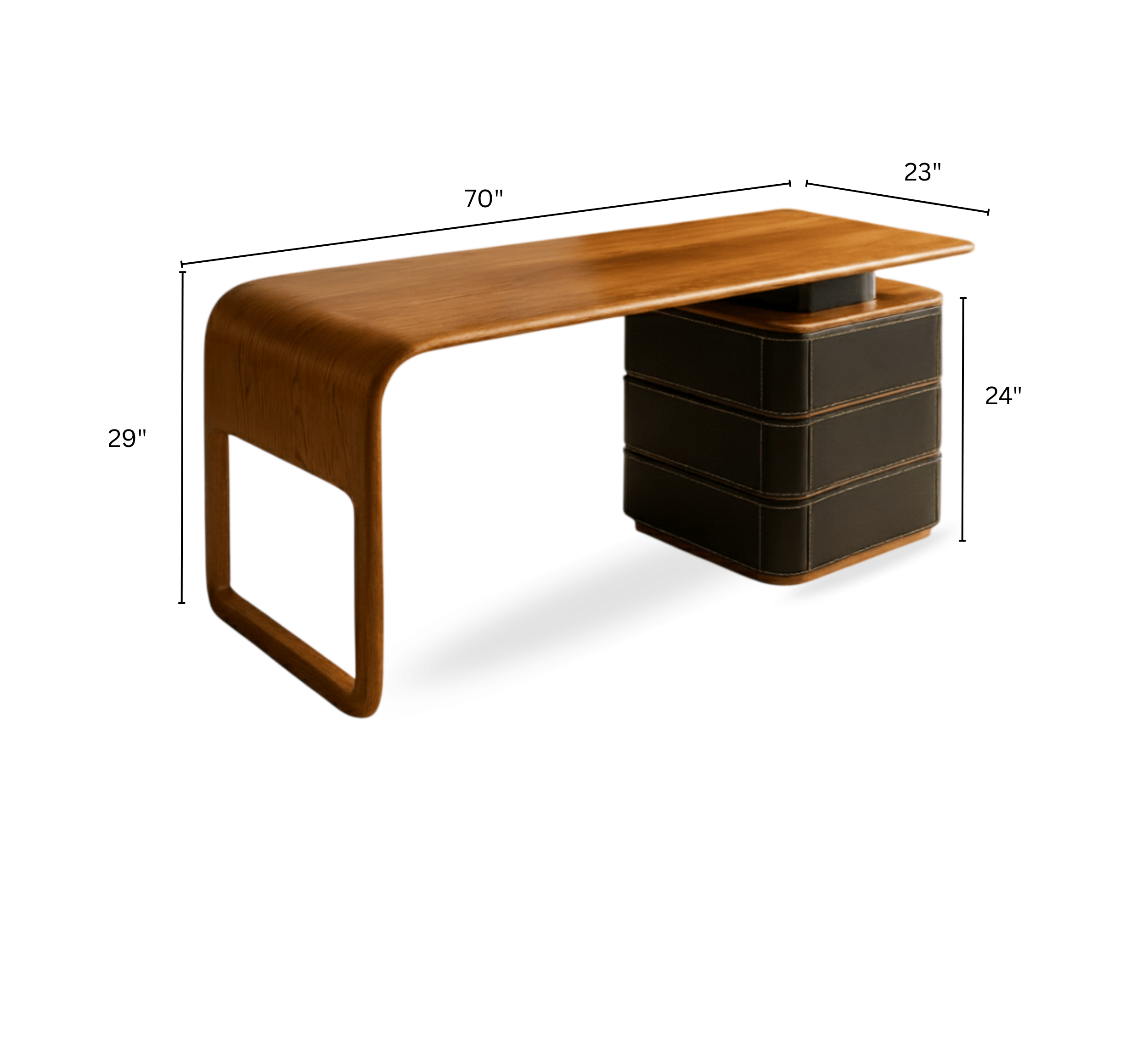 Gharaana Office Desk Manor Wooden Office Desk