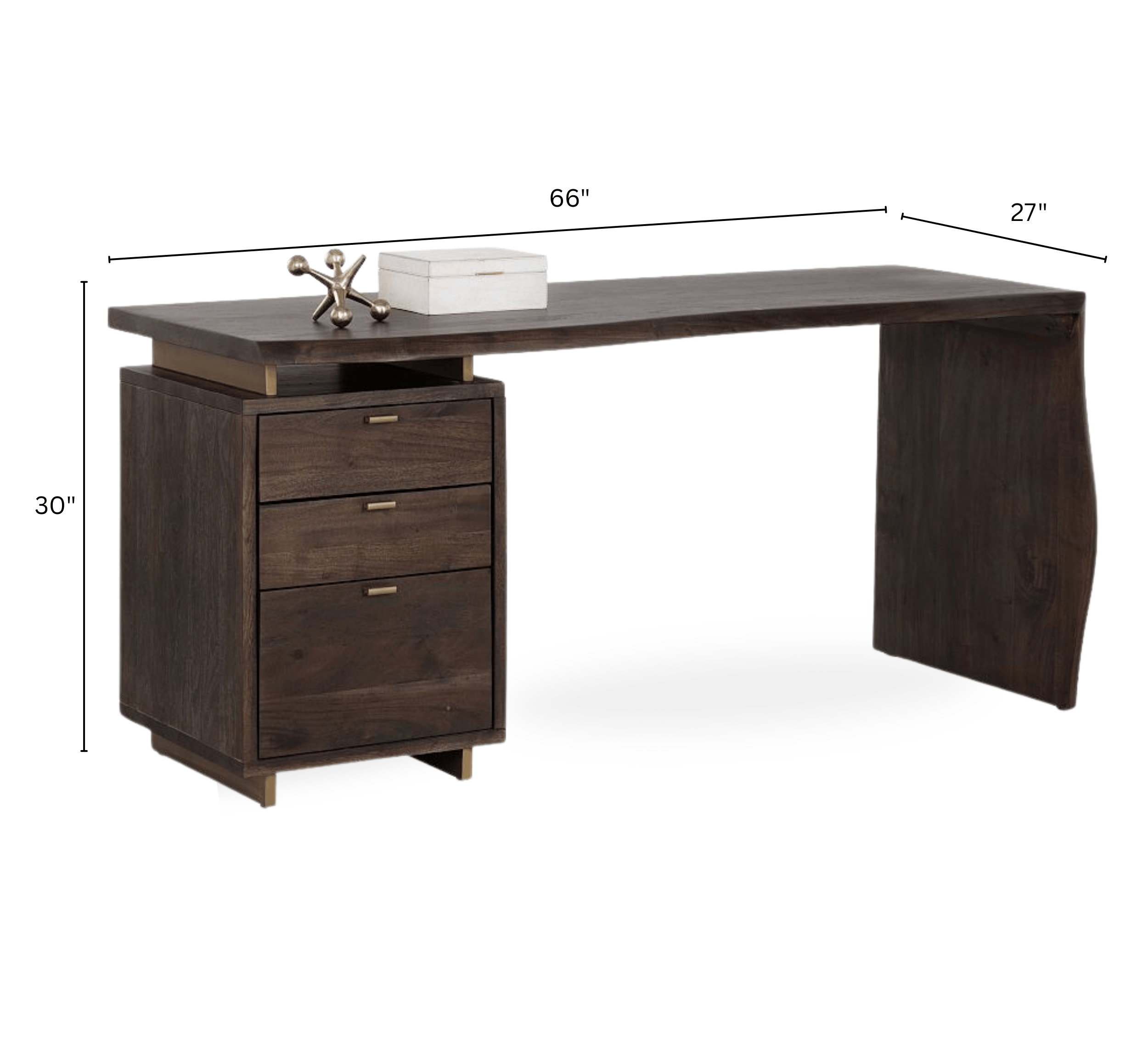 Gharaana Office Desk Nook Wooden Office Desk