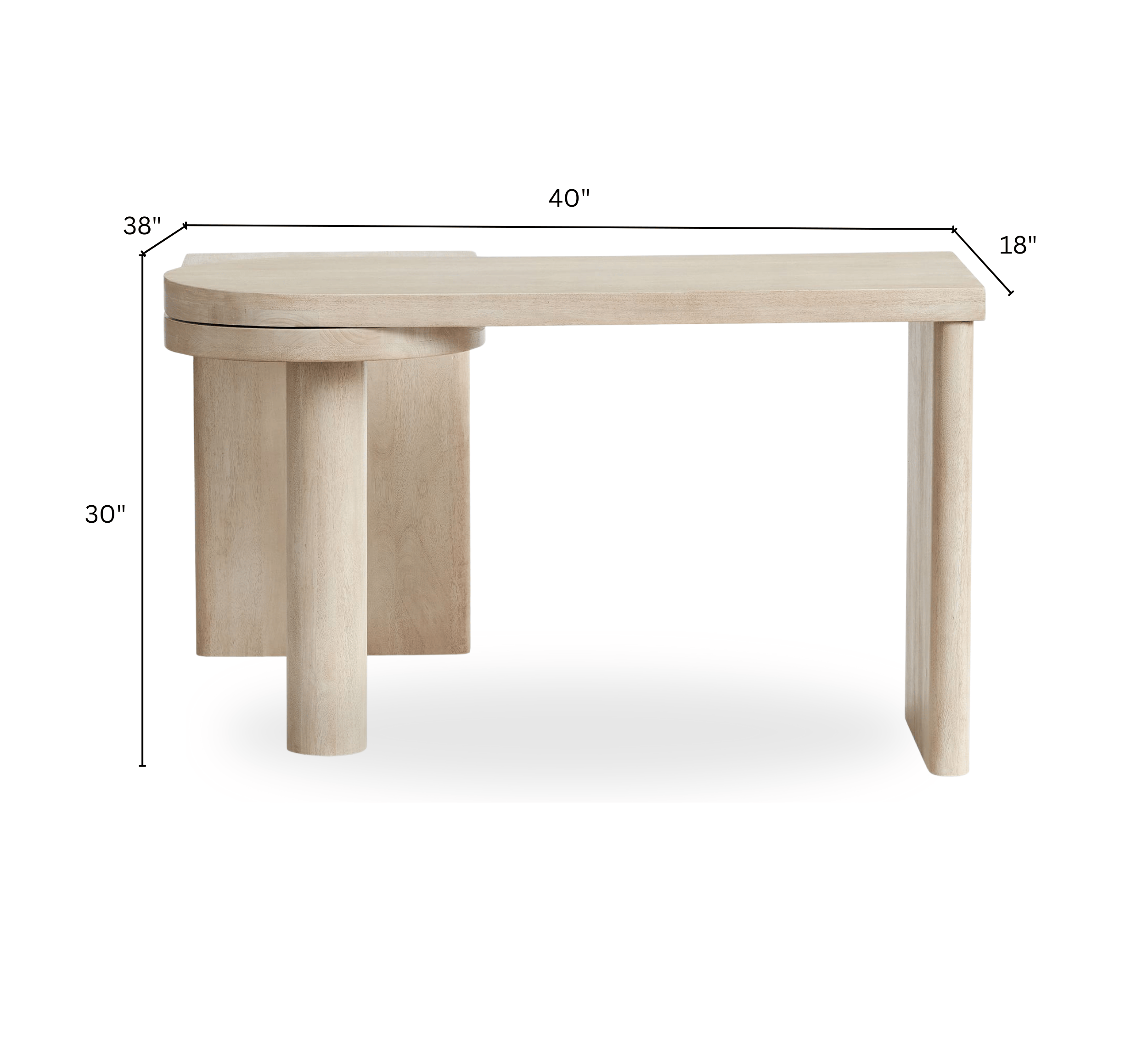 Gharaana Office Desk Prime Wooden Office Desk