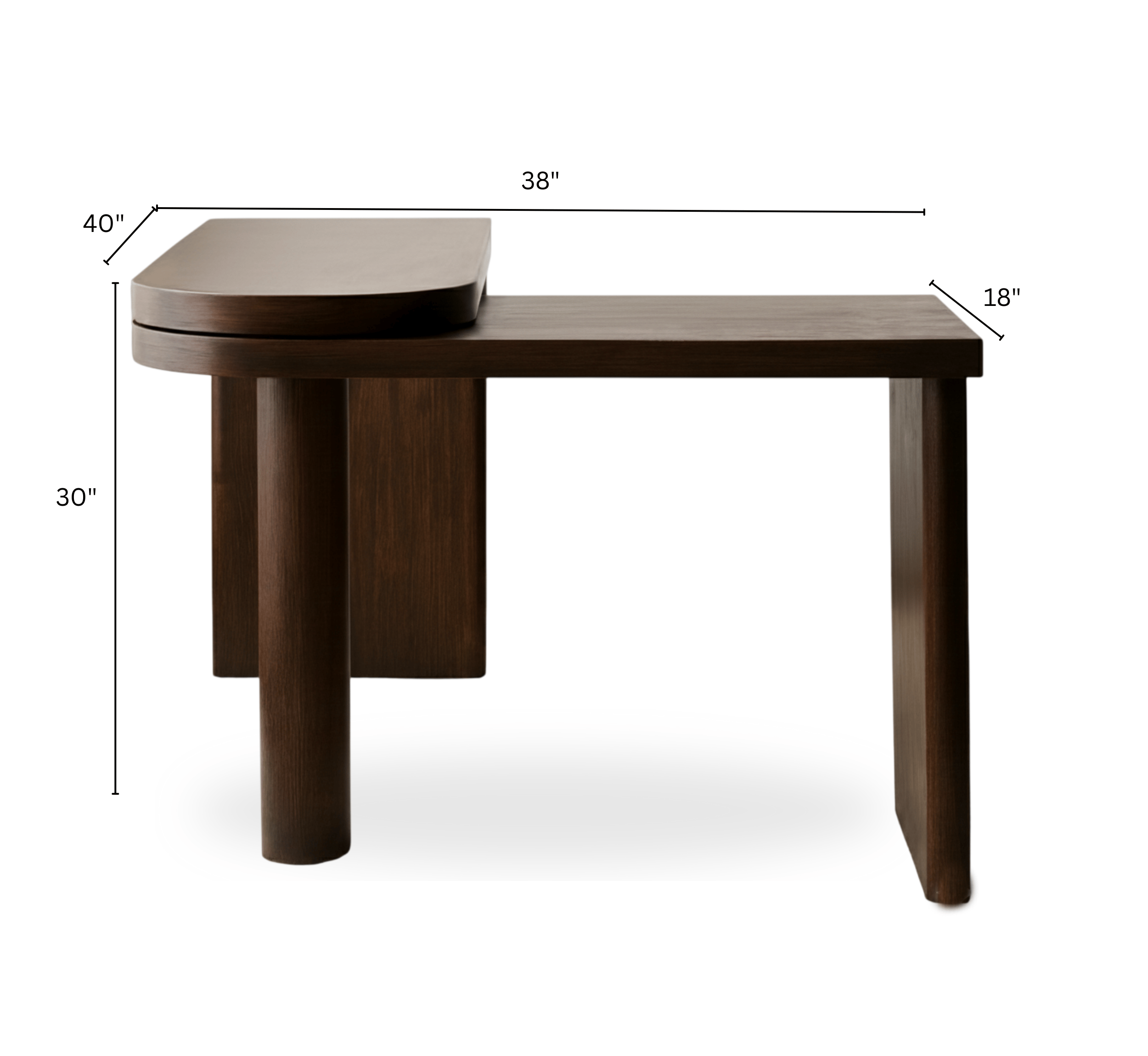 Gharaana Office Desk Prime Wooden Office Desk