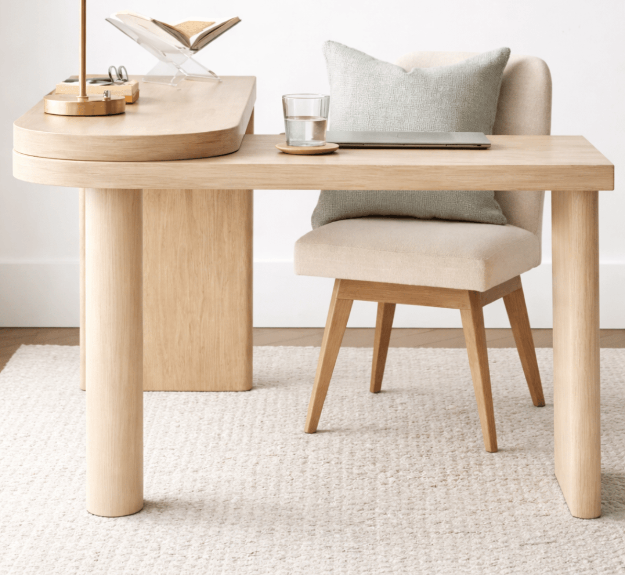 Prime Wooden Workstation Desk - Office Desk - Gharaana