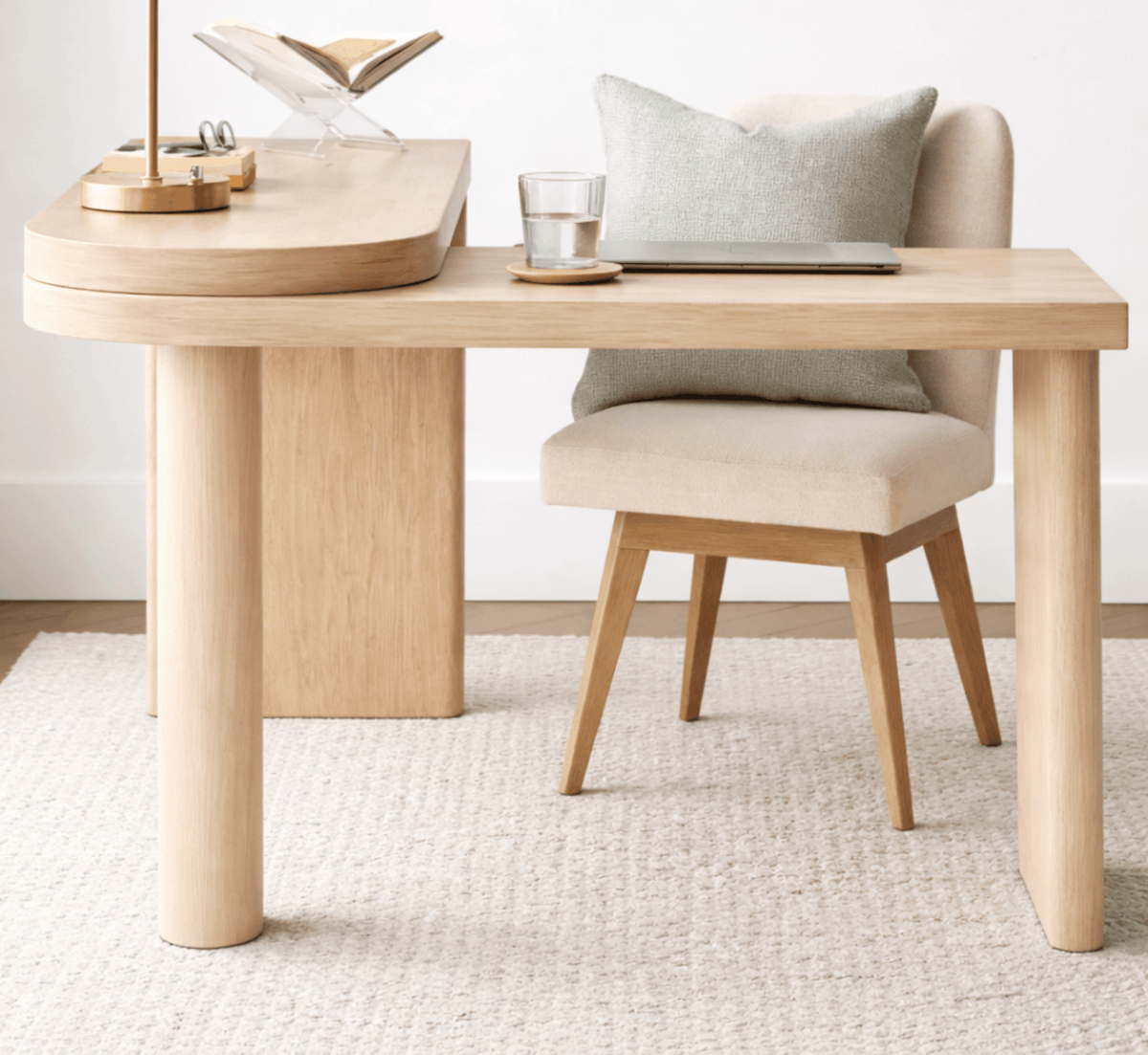 Prime Wooden Workstation Desk - Office Desk - Gharaana