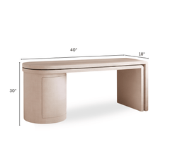 Gharaana Office Desk Rose Wooden Office Desk