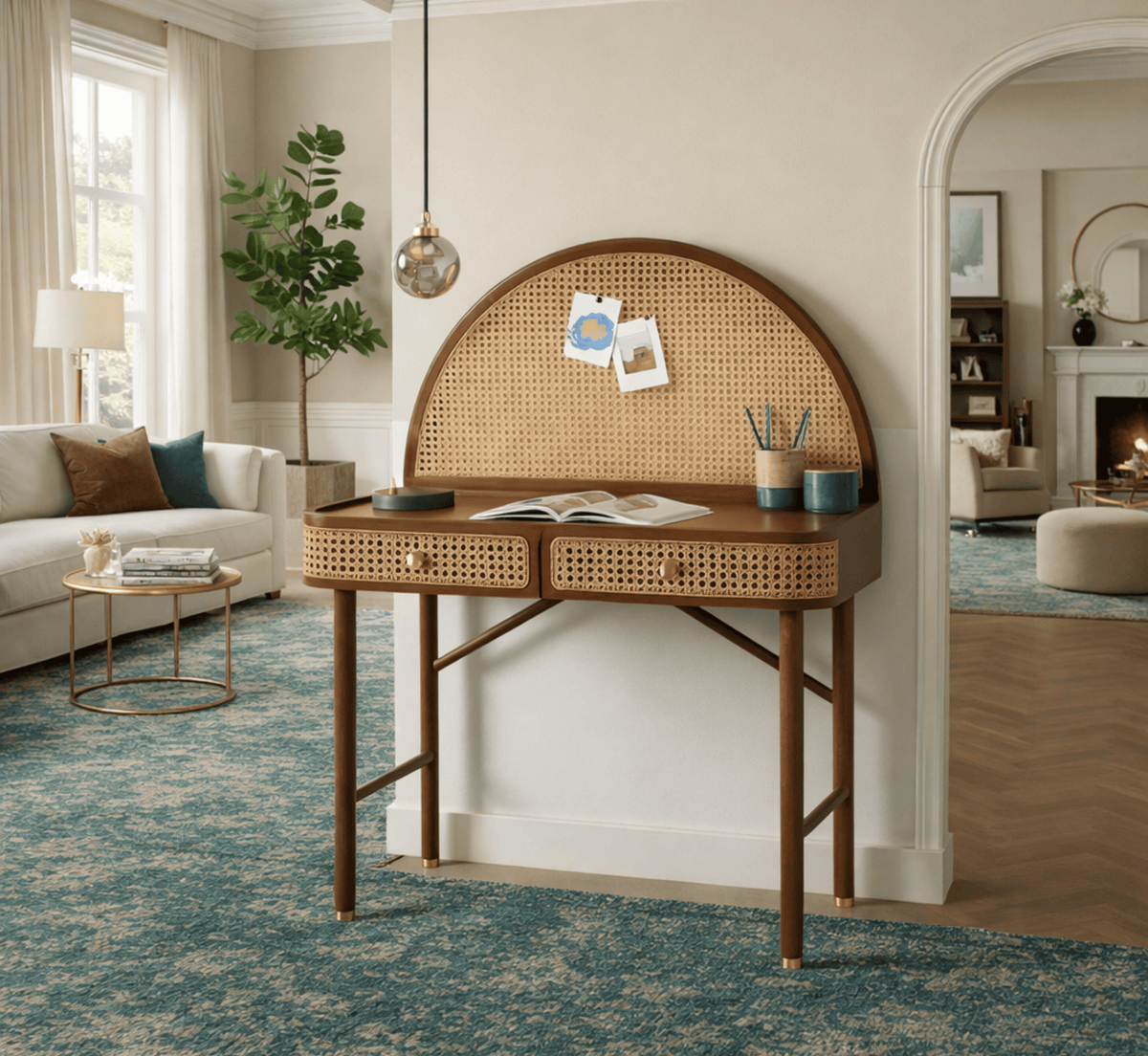 Gharaana Office Desk Vyut Wooden Office Desk