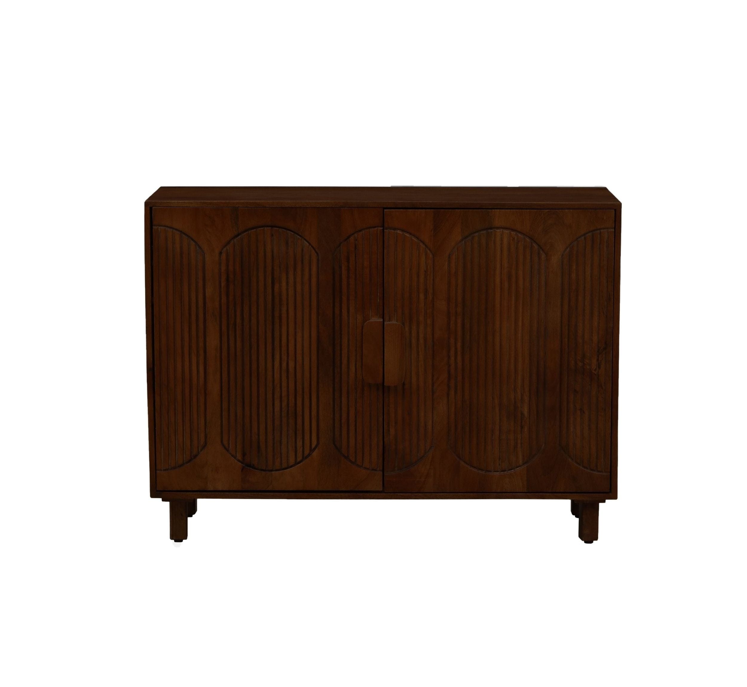 Gharaana Shoe Racks Aamna Wooden 3-Tier Shoe Cabinet