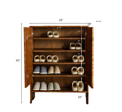 Gharaana Shoe Racks Fiona Wooden Shoe Cabinet
