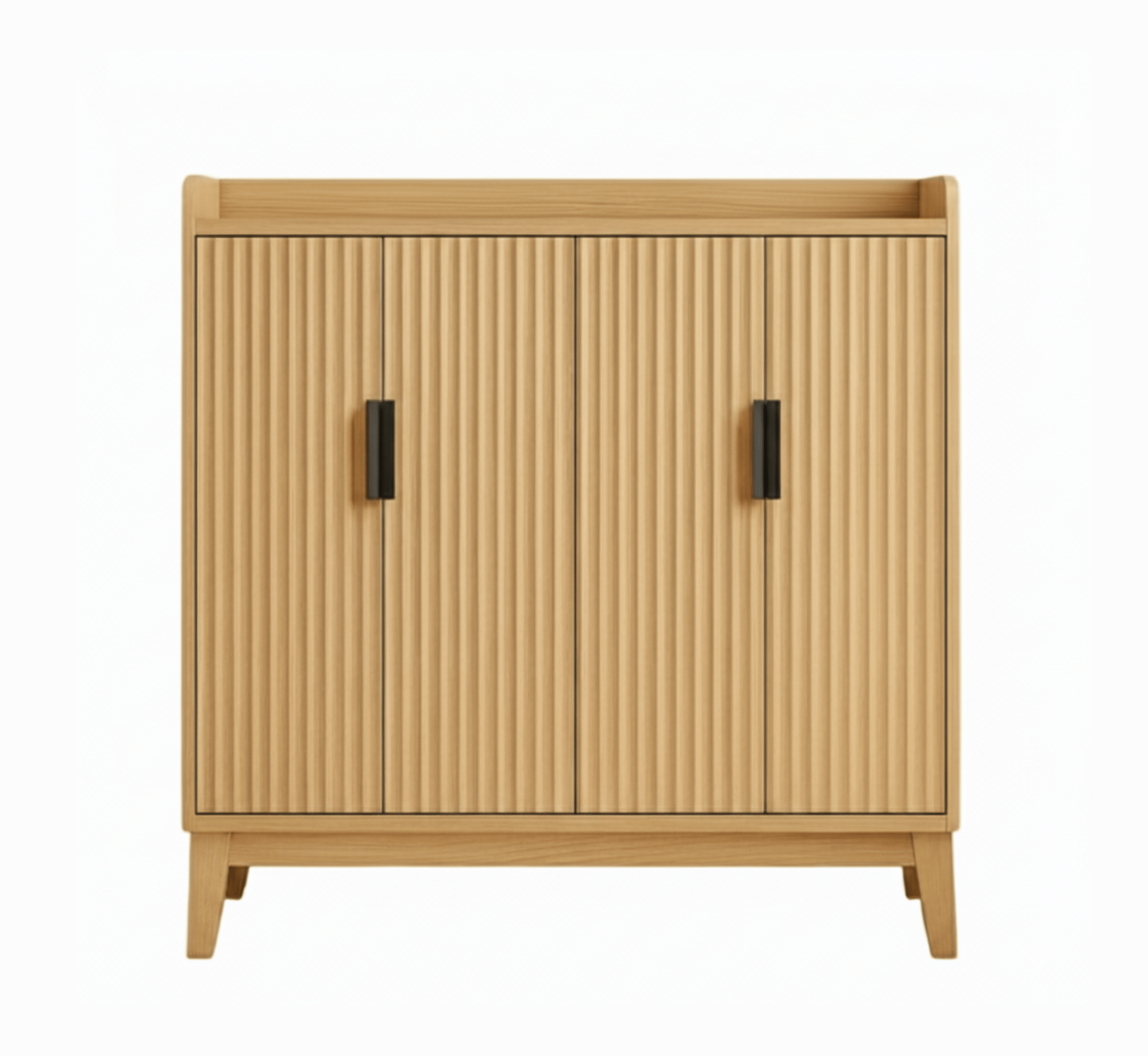 Gharaana Shoe Racks Isharya Wooden Full Size Shoe Cabinet