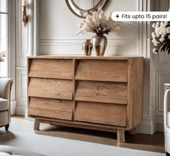 Gharaana Shoe Racks Kirk Wooden Shoe Cabinet