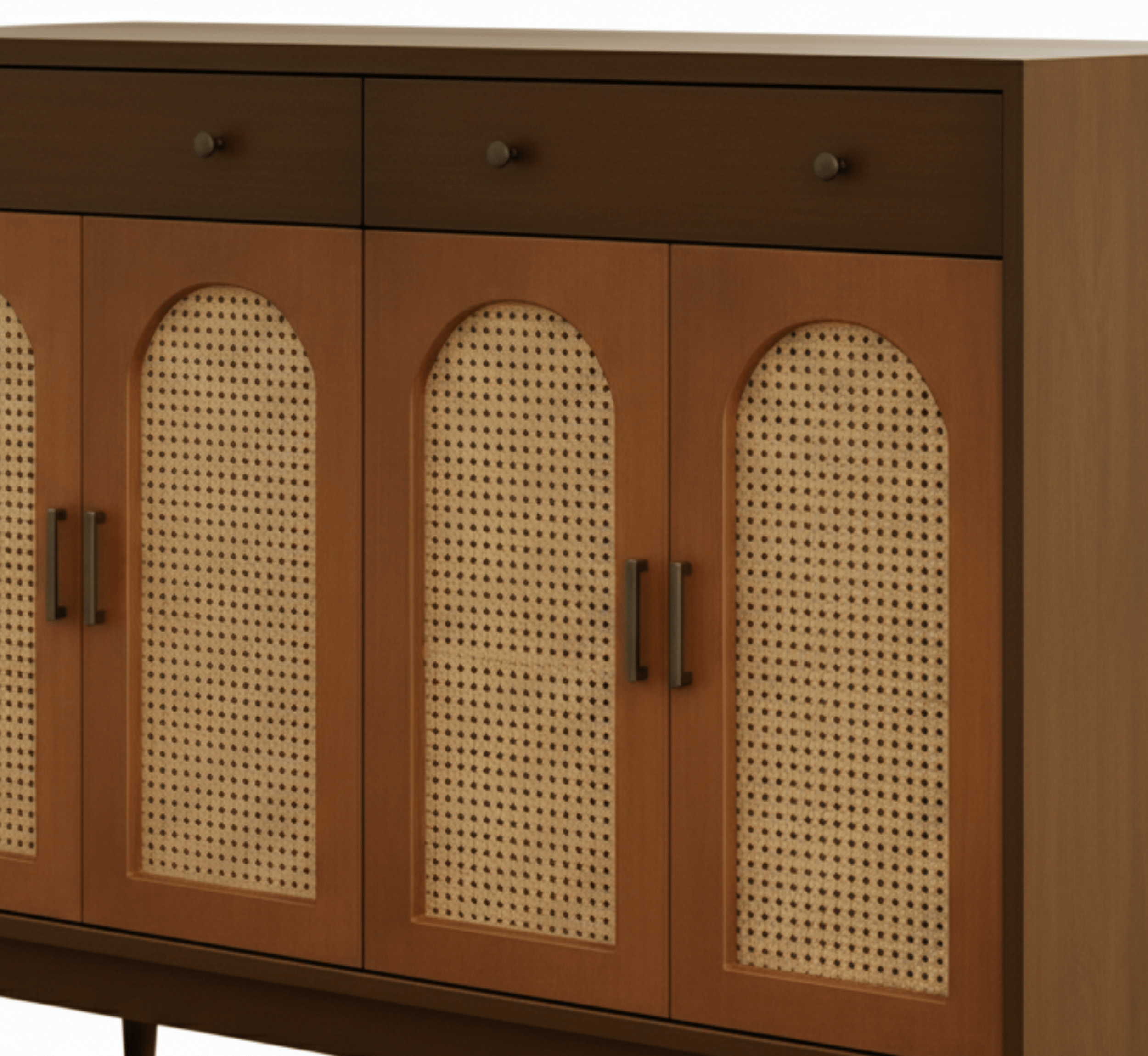 Gharaana Shoe Racks Tira Wooden Full Size Shoe Cabinet