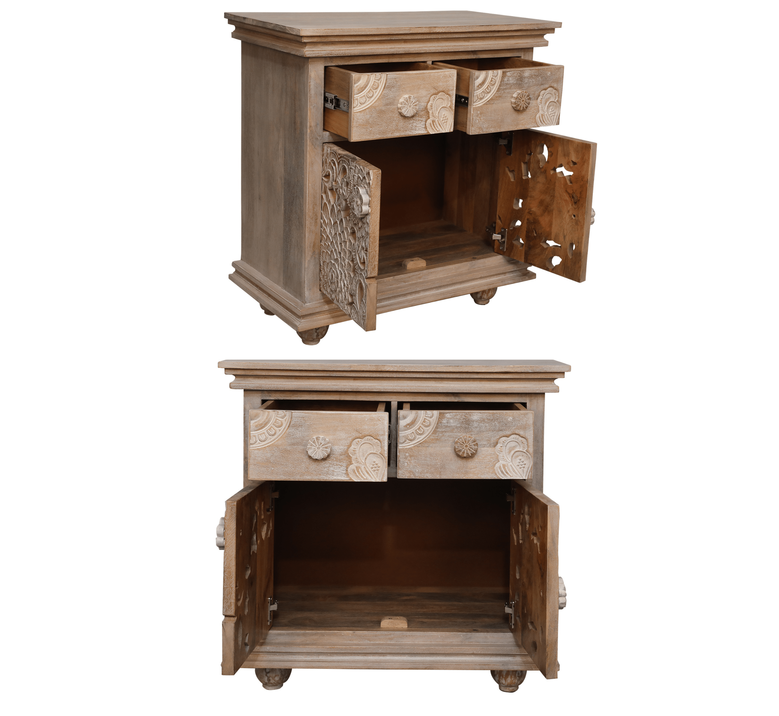 Gharaana Sideboards Ruchi Wooden 30" Sideboard