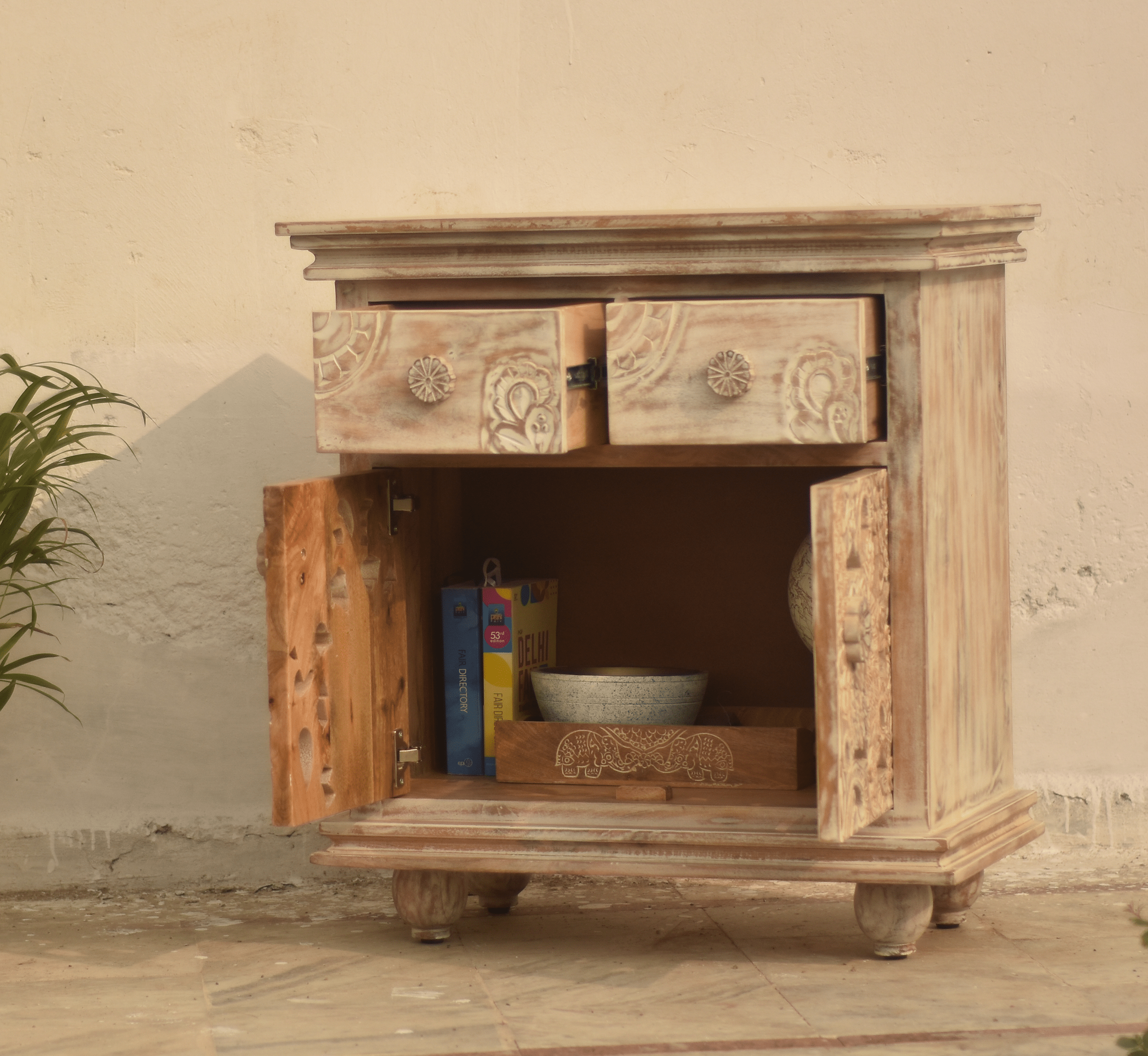 Gharaana Sideboards Ruchi Wooden 30" Sideboard