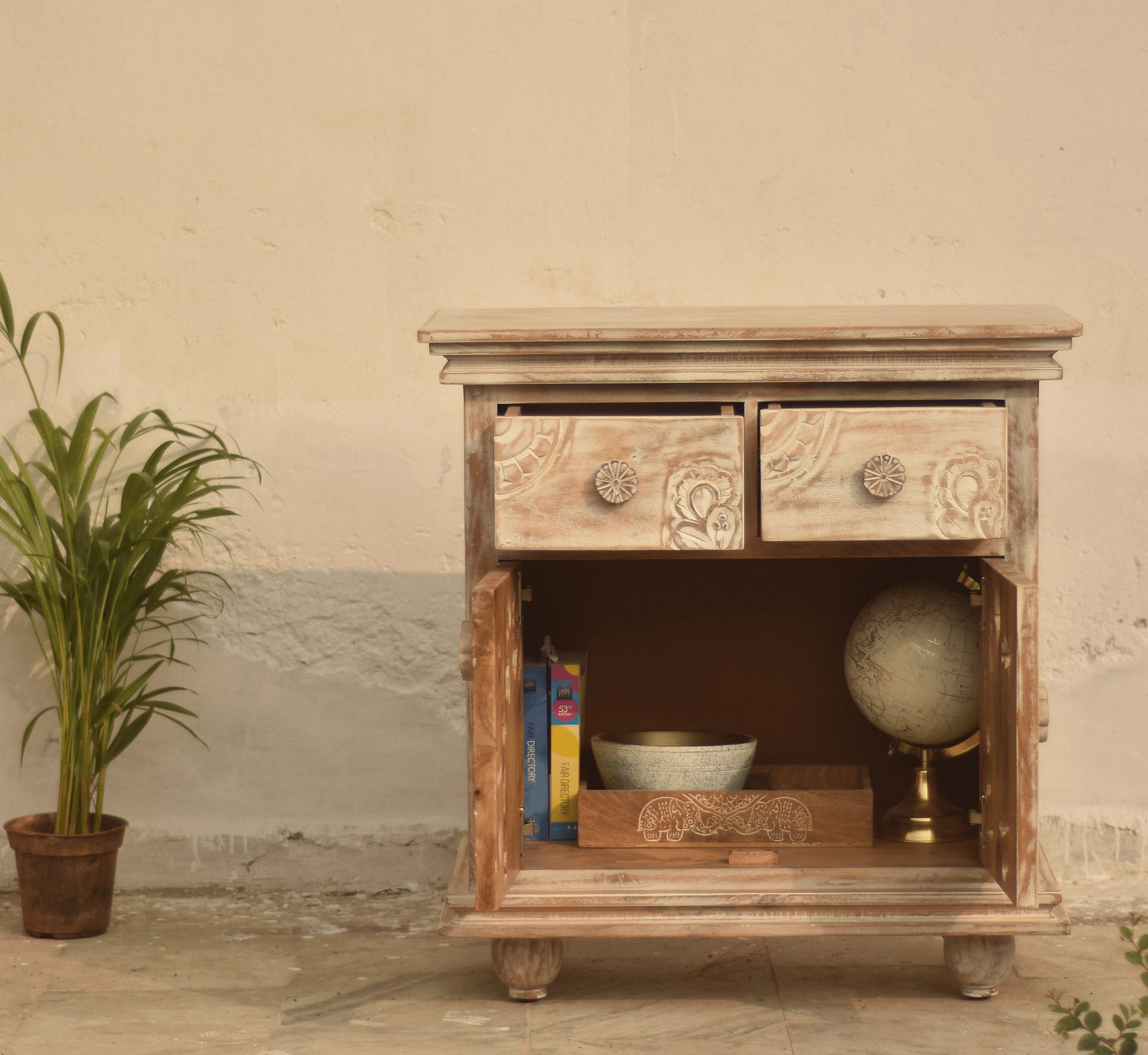 Gharaana Sideboards Ruchi Wooden 30" Sideboard