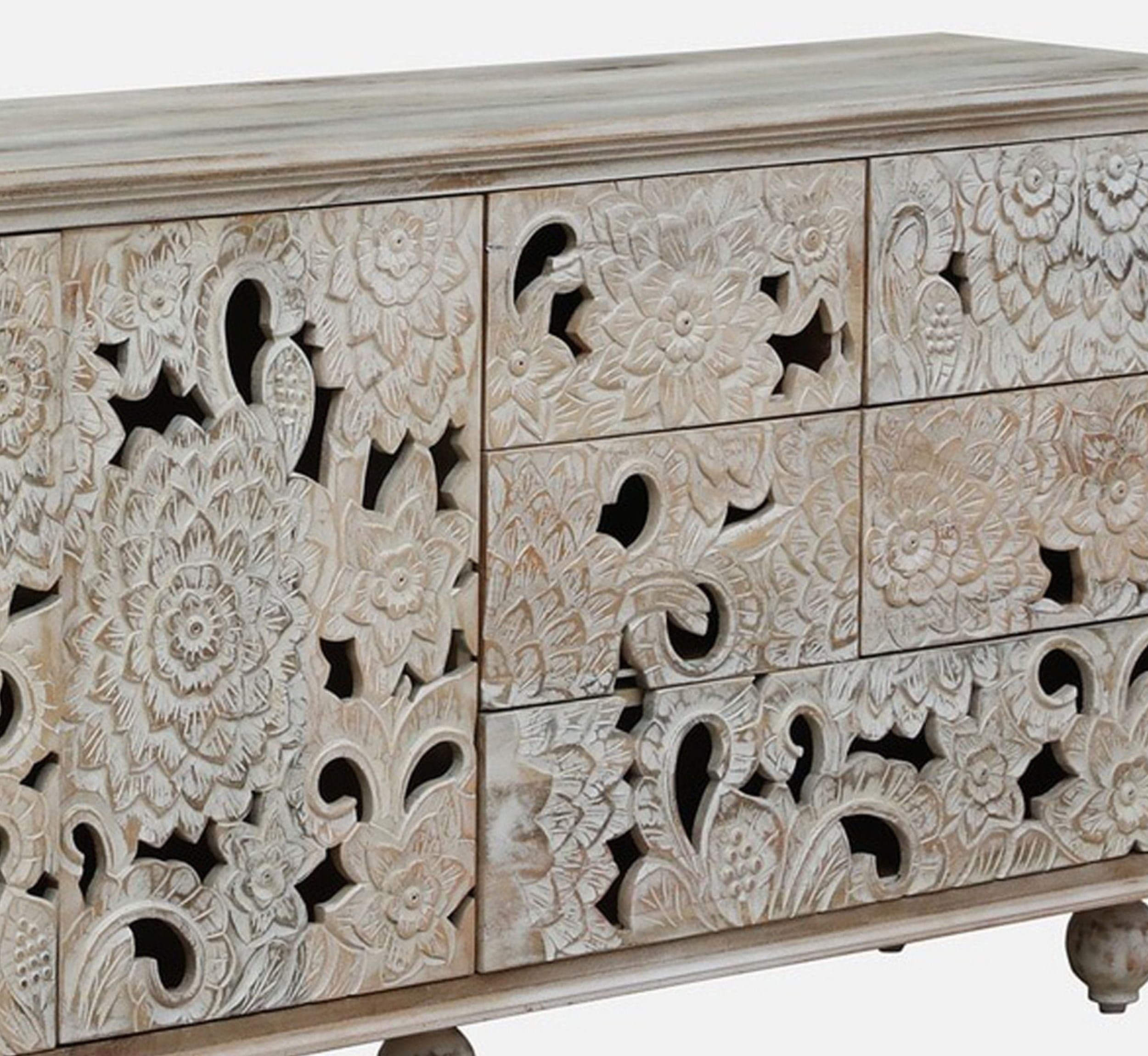 Ruchi Wooden 70" Sideboard - Sideboards - Gharaana