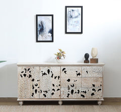 Ruchi Wooden 70" Sideboard - Sideboards - Gharaana