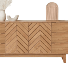 Gharaana Sideboards Vesnity Wooden 70" Sideboard