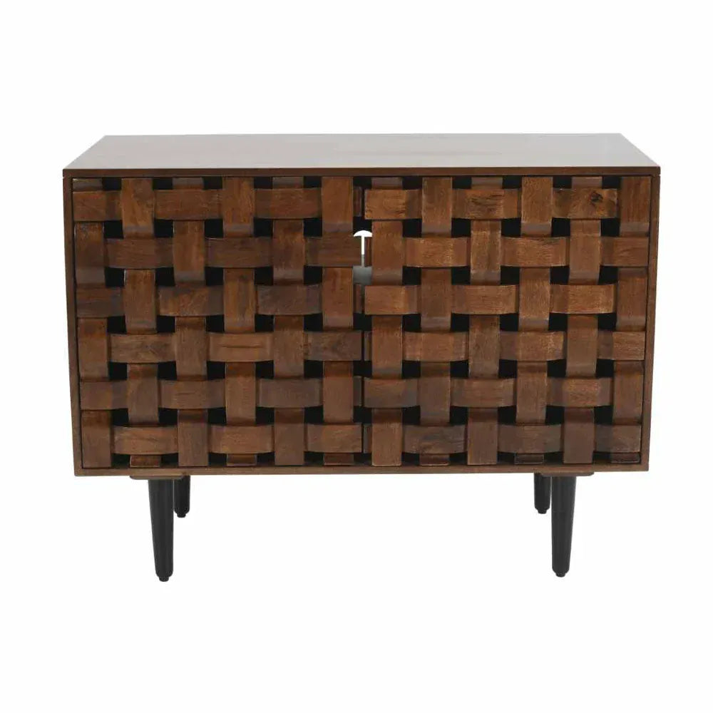 Gharaana Sideboards Woven Wooden 40" Sideboard