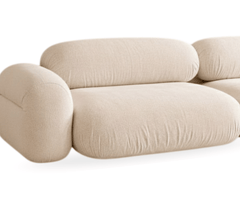 Gharaana Sofas Brat Plush Wooden Upholstered Sofa Set