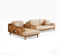 Gharaana Sofas Cara Custom Wooden Upholstered Sofa & Daybed