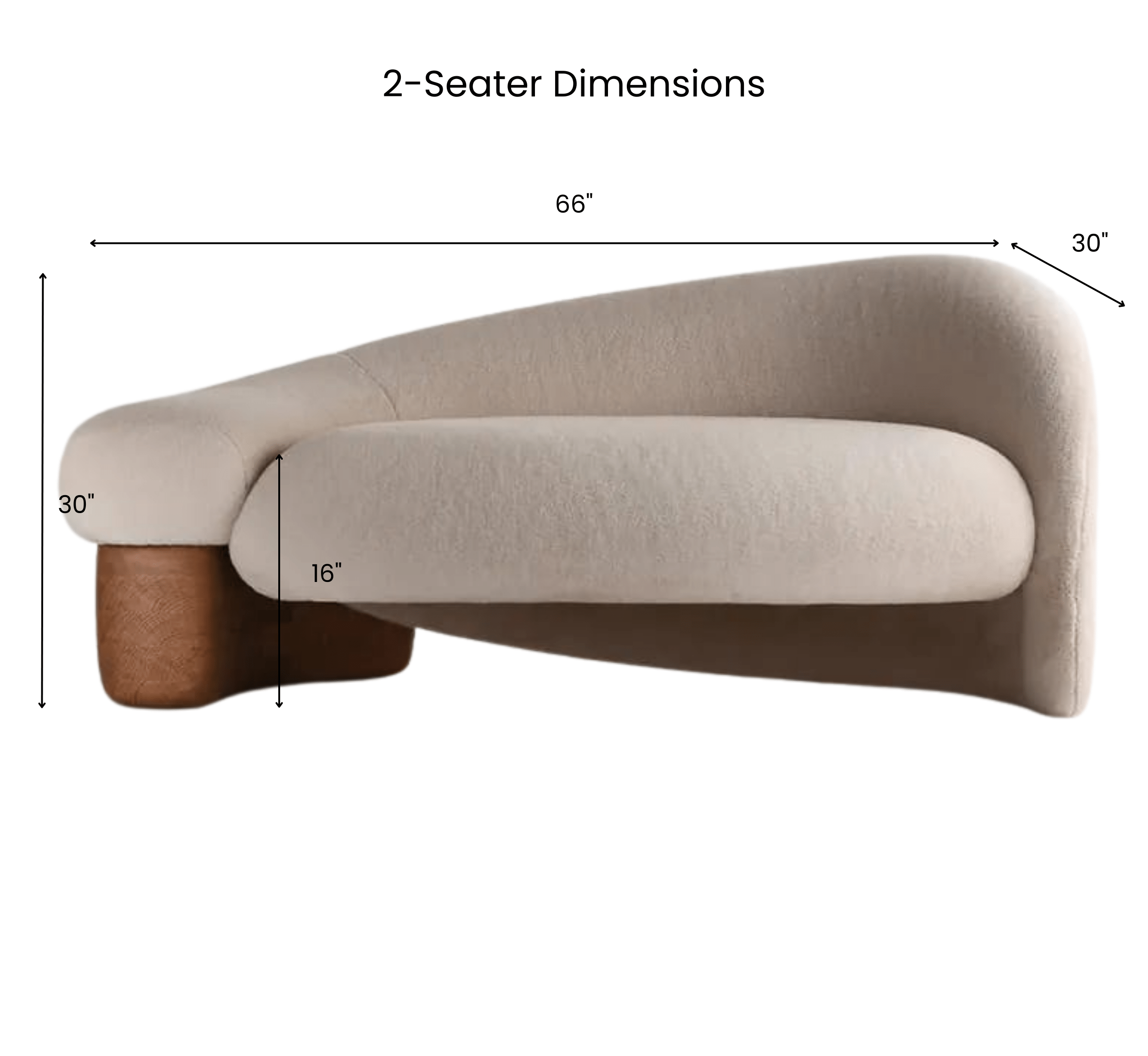 Gharaana Sofas Karma Custom Wooden Upholstered Sofa