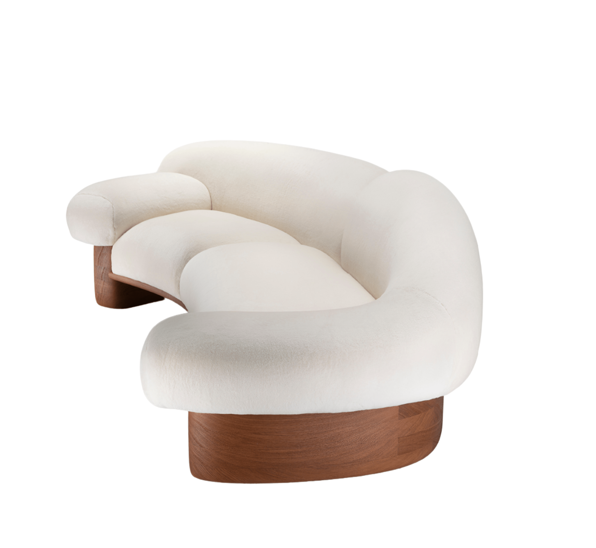 Gharaana Sofas Karma Custom Wooden Upholstered Sofa