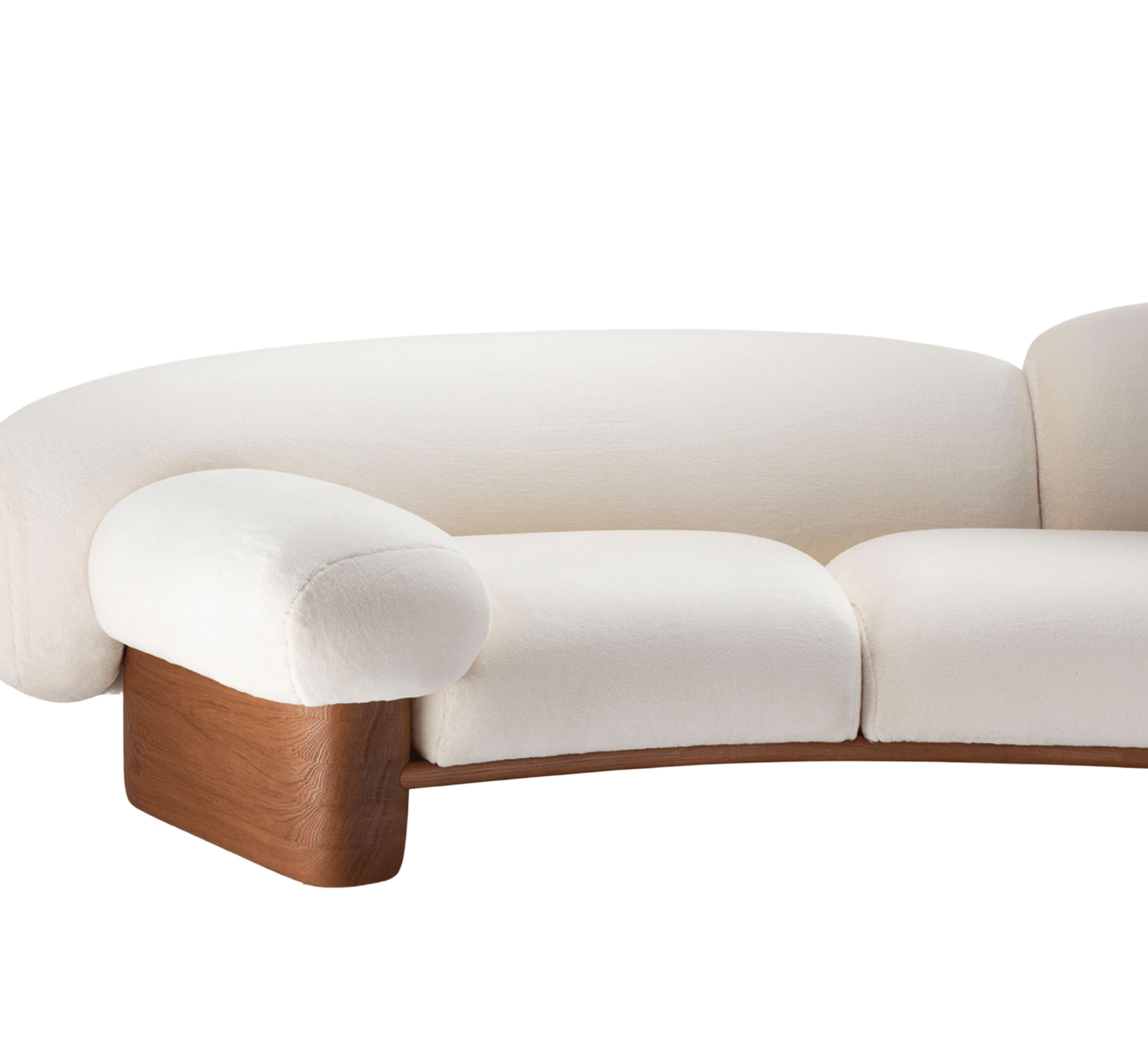 Gharaana Sofas Karma Custom Wooden Upholstered Sofa