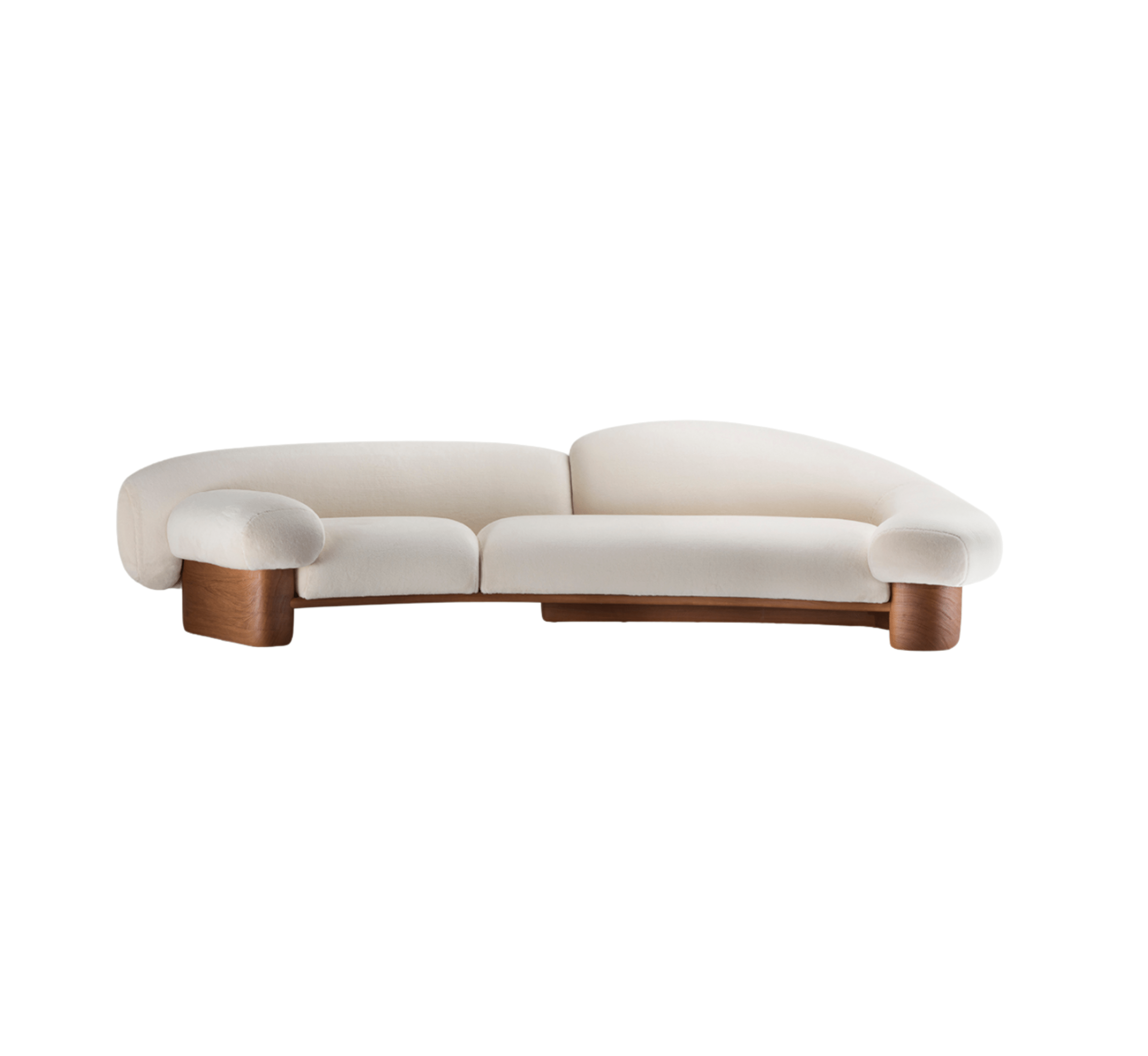 Gharaana Sofas Karma Custom Wooden Upholstered Sofa