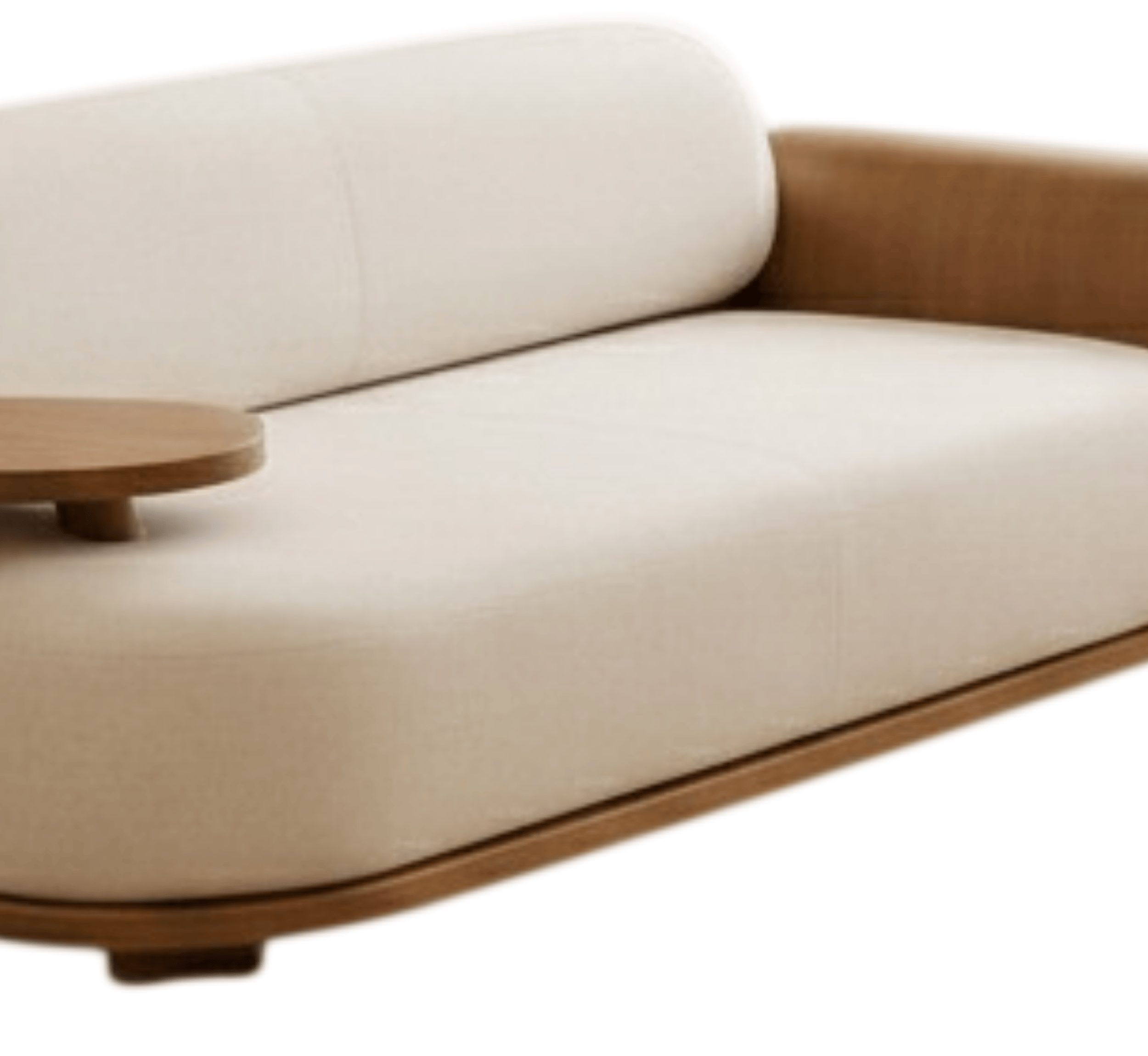 Gharaana Sofas Monte Plush Wooden Upholstered Sofa Set