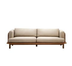 Gharaana Sofas Ohm Custom Wooden Upholstered Sofa
