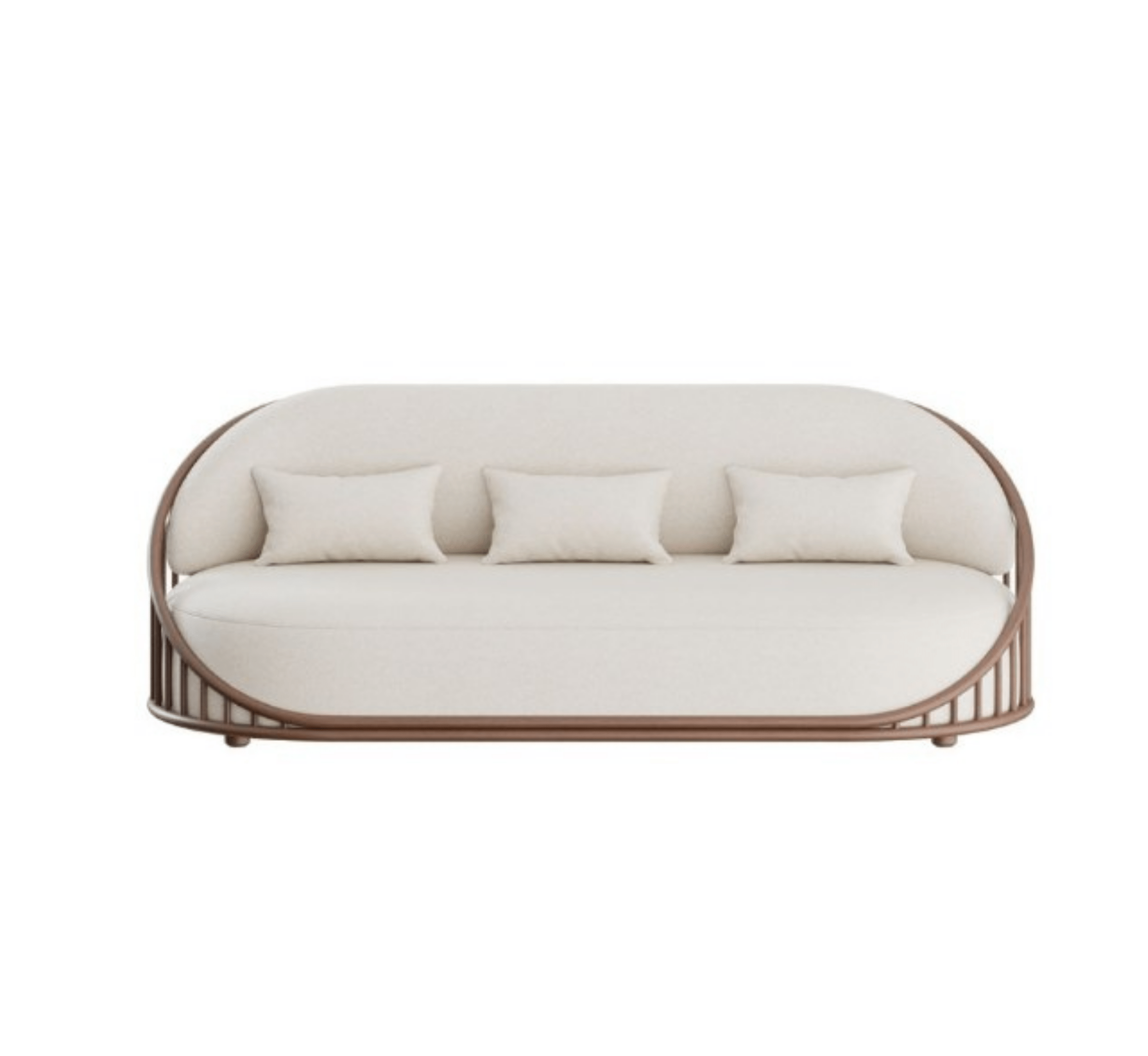 Gharaana Sofas Sloan Plush Wooden Upholstered Sofa Set