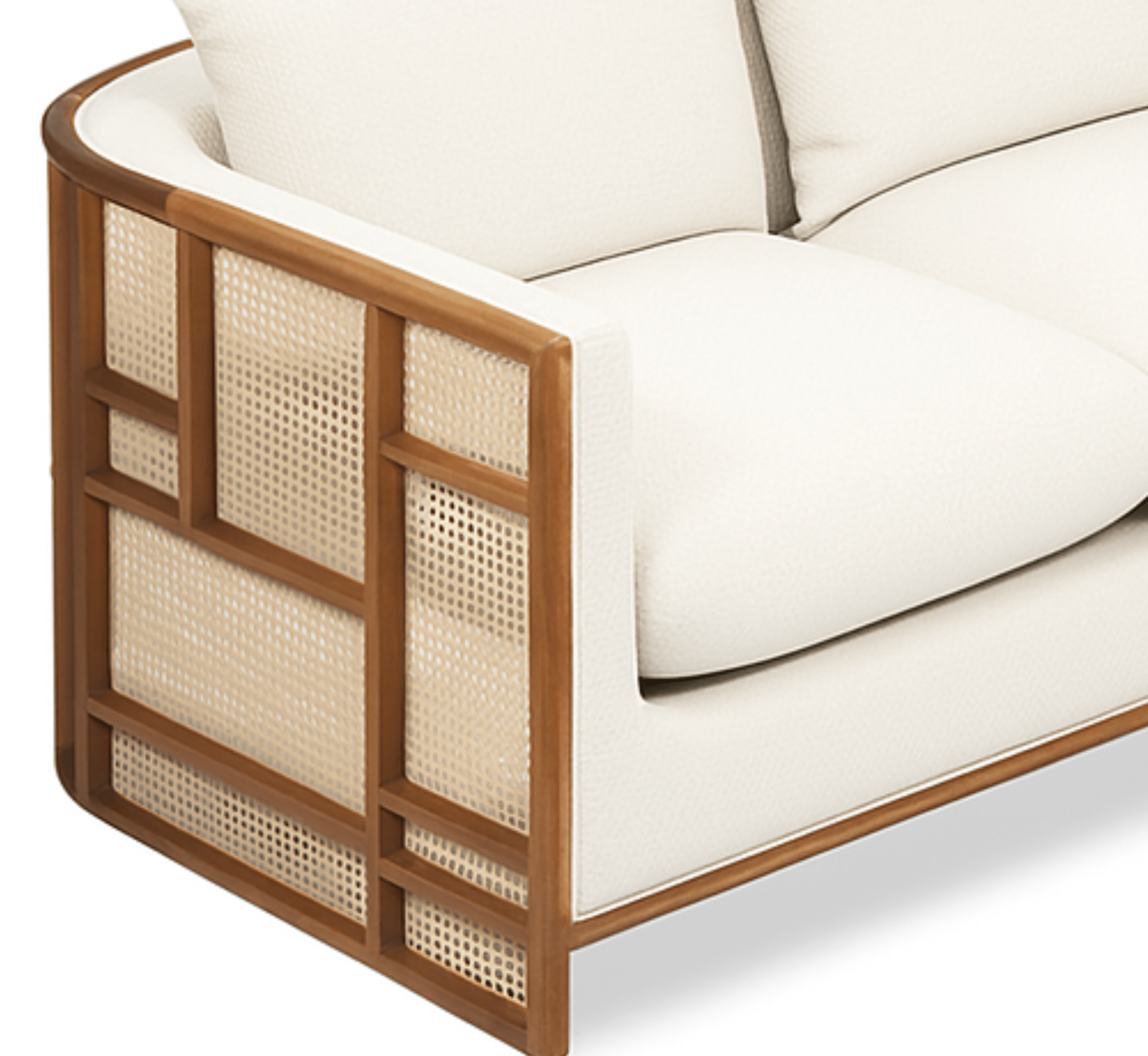 Gharaana Sofas Veda Custom Wooden Upholstered Sofa