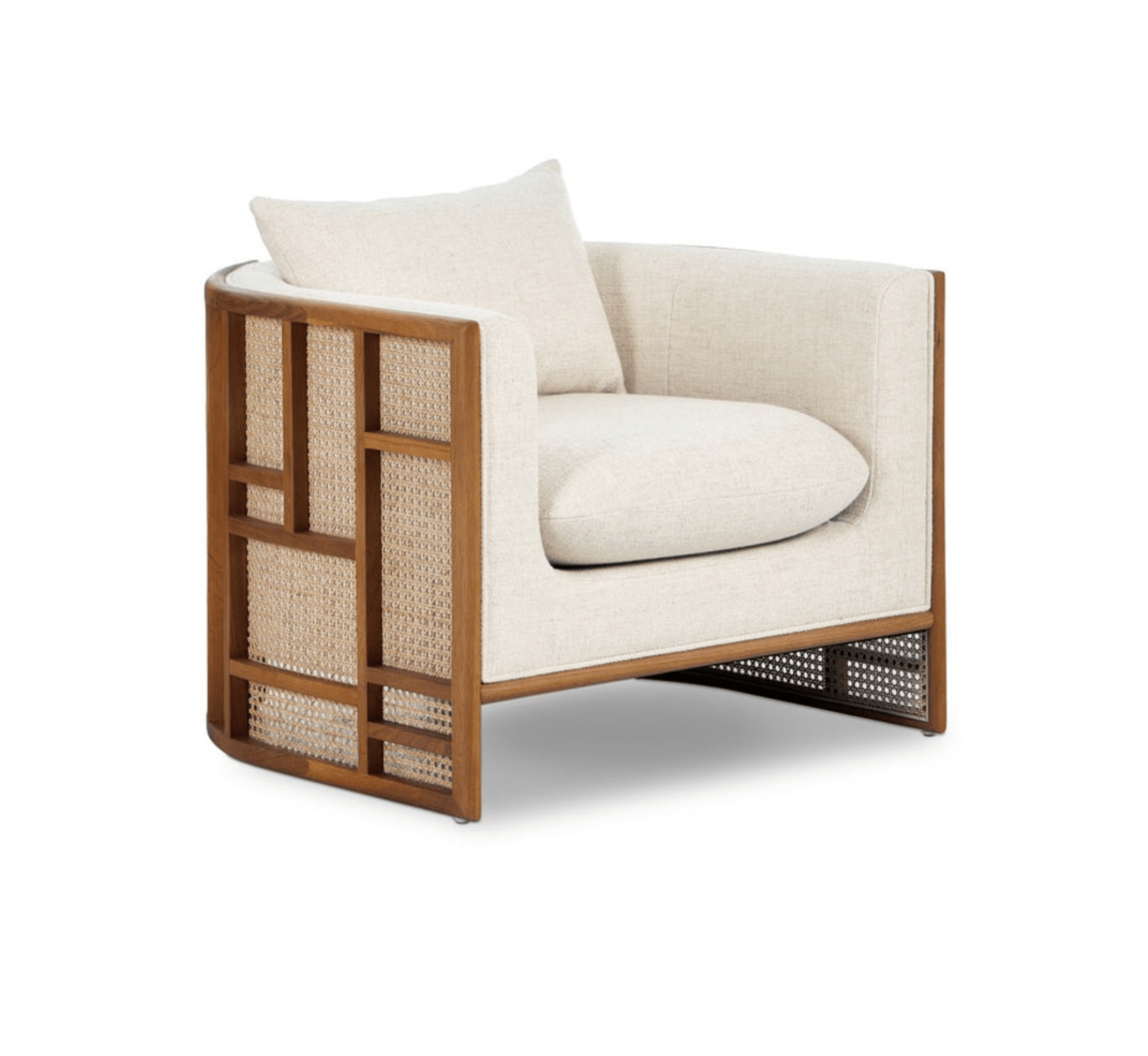 Gharaana Sofas Veda Custom Wooden Upholstered Sofa