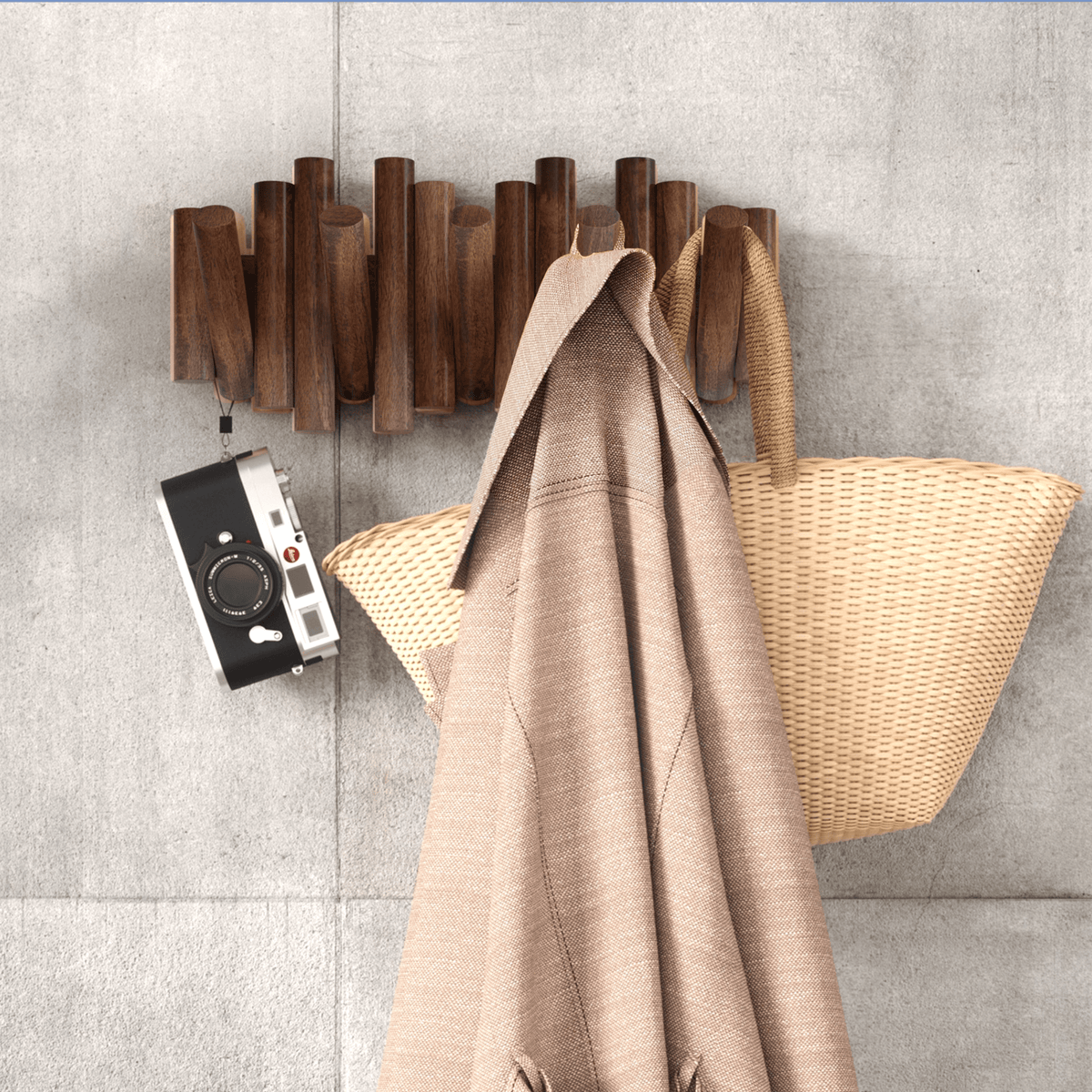 Gharaana Wall Decor Ohana Multi-pin Wall Hooks