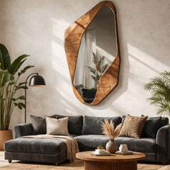 Andreas Abstract Wall Mirror - Mirrors - Gharaana